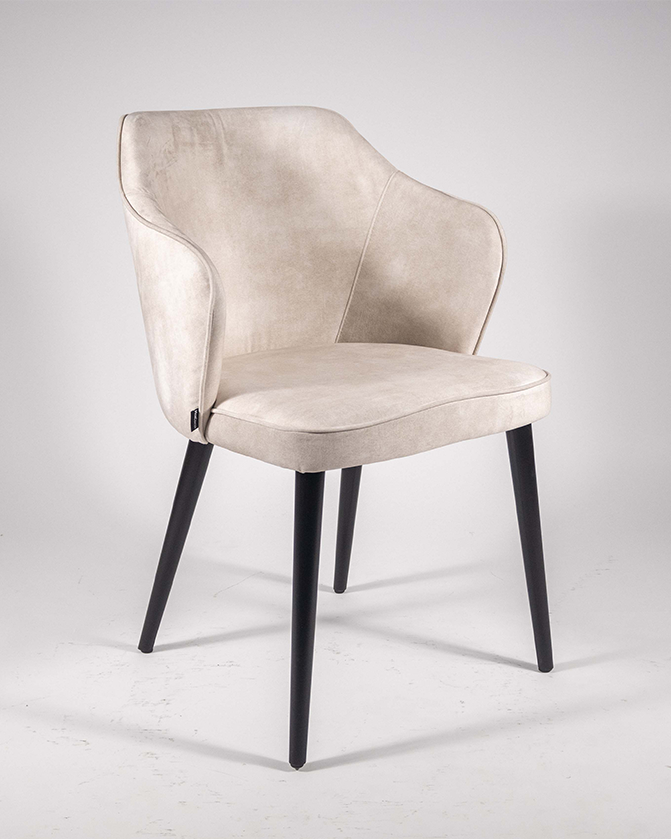 Scaun de dining rezistent OL Andor, culoare pearl