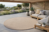 Covor de exterior rotund Grano Amber
