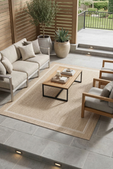 Covor de exterior Grano Frame Amber