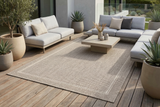 Covor exterior Grano Frame Gray
