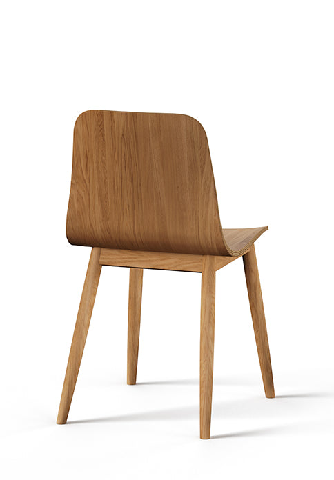 Scaun Fameg Hips A-1802/2 - lemn compact, fără tapițerie