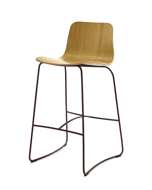 Scaun de bar Fameg Hips BSTM-1802 - cadru tip sanie