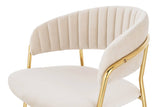 Scaun de dining KH Margo, culoare bej