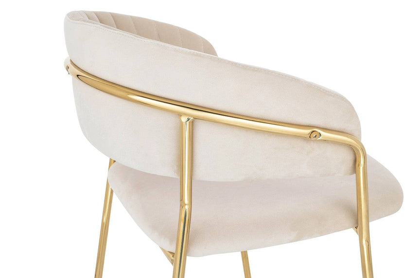 Scaun de dining KH Margo, culoare bej