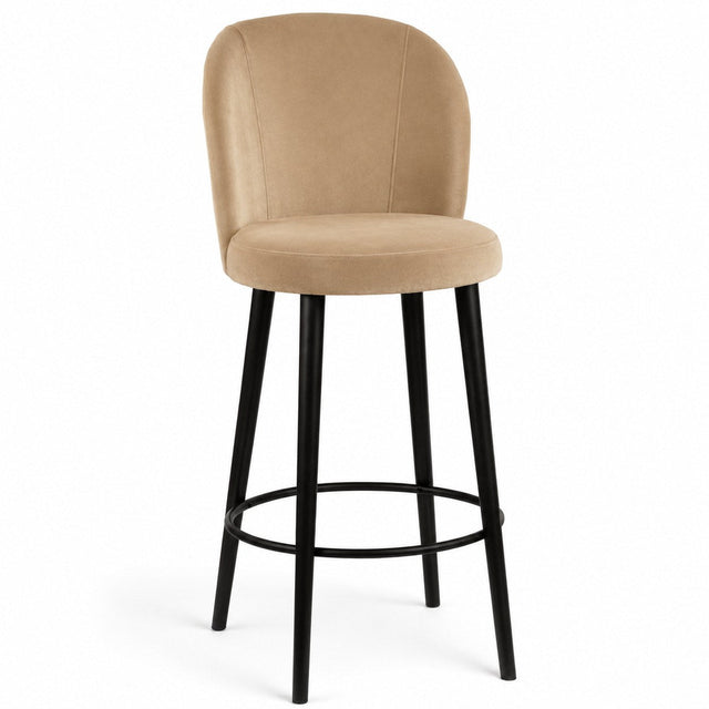 Scaun de bar Kira – înălțime 65/80 cm, suport rotund