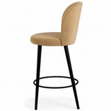 Scaun de bar Kira – înălțime 65/80 cm, suport rotund