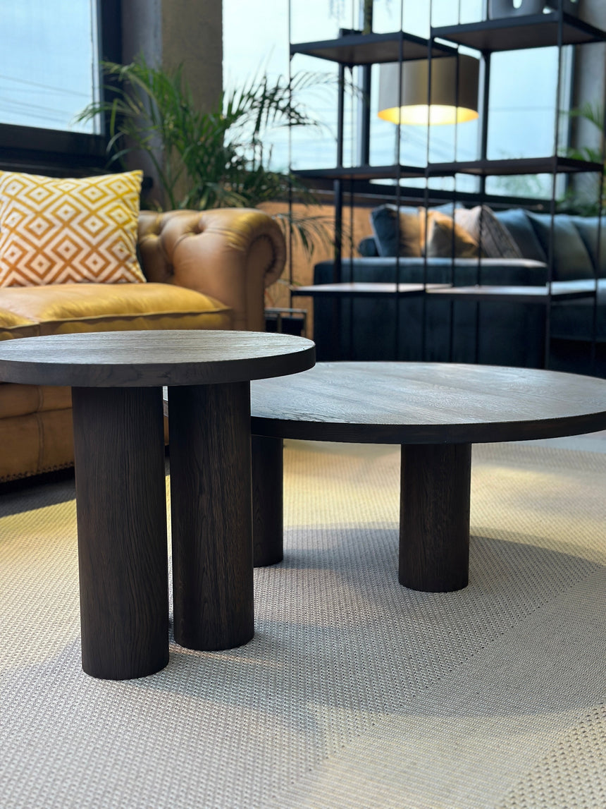 Masă de cafea Kubo L – stejar masiv 90×90 cm