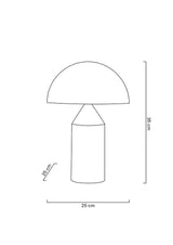 lampă de birou Fungo aurieMobCenter