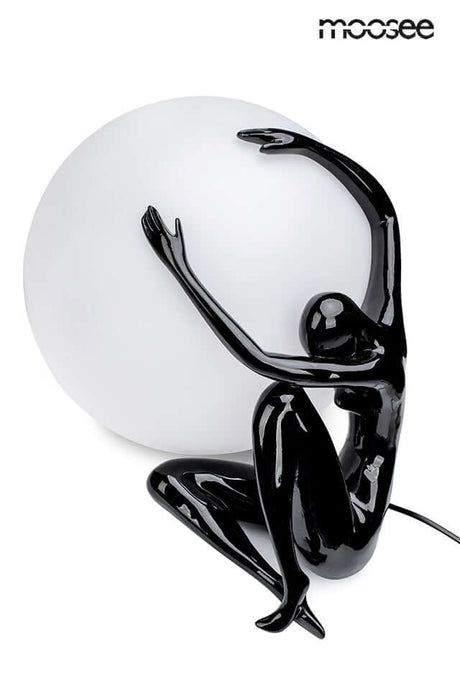 lampă de masă Uomo 50 negruMobCenter