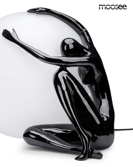 lampă de masă Uomo 50 negruMobCenter