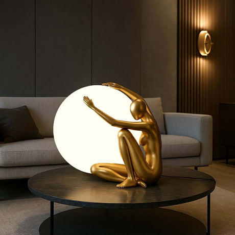 lampă de masă Uomo 50 negruMobCenter