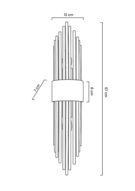 lampă de perete Amanda aurieMobCenter