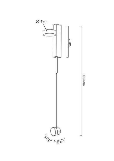 lampă de perete Clarid Gold aurMobCenter