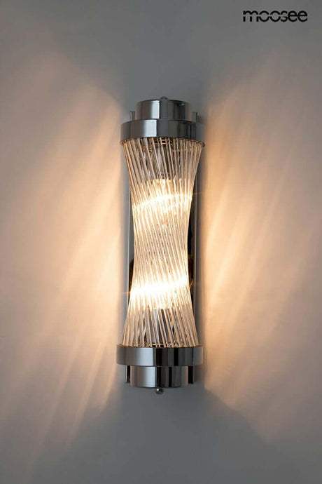 lampă de perete Column 40 argintiuMobCenter