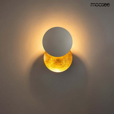 lampă de perete Eclise aur / albMobCenter