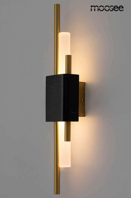 lampă de perete Evans negru / auriuMobCenter