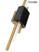 lampă de perete Evans negru / auriuMobCenter