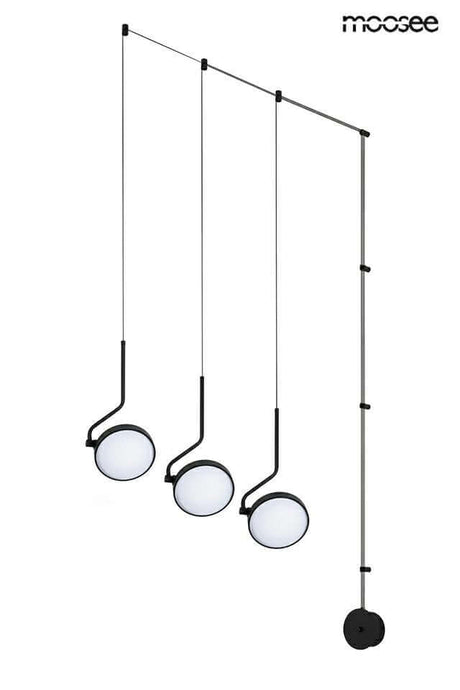 lampă de perete Flat 3 negruMobCenter