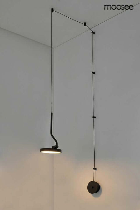 lampă de perete Flat negruMobCenter