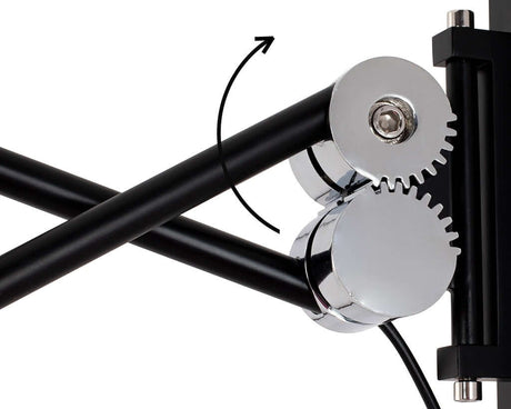 lampă de perete Gear negruMobCenter