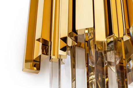 lampă de perete Imperial Wall Gold - oțel, cristalMobCenter