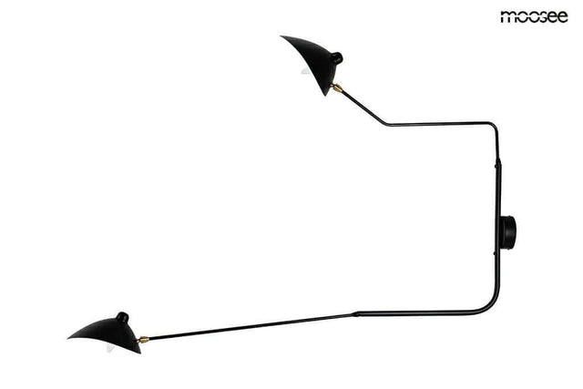 lampă de perete Raven 2 - aluminiu, oțel carbonMobCenter