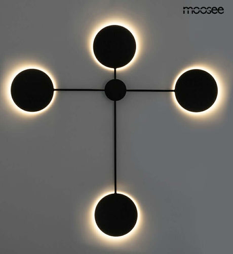 lampă de perete Shadow 4 negruMobCenter