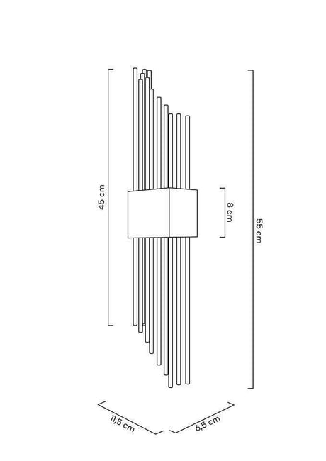 lampă de perete Slant aurMobCenter