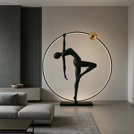 lampă de podea Human Acrobatic negruMobCenter