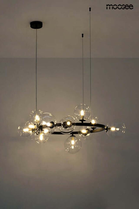 lampă suspendată Alure 85 negruMobCenter