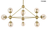 lampă suspendată Astrifero 10 gold / amberMobCenter
