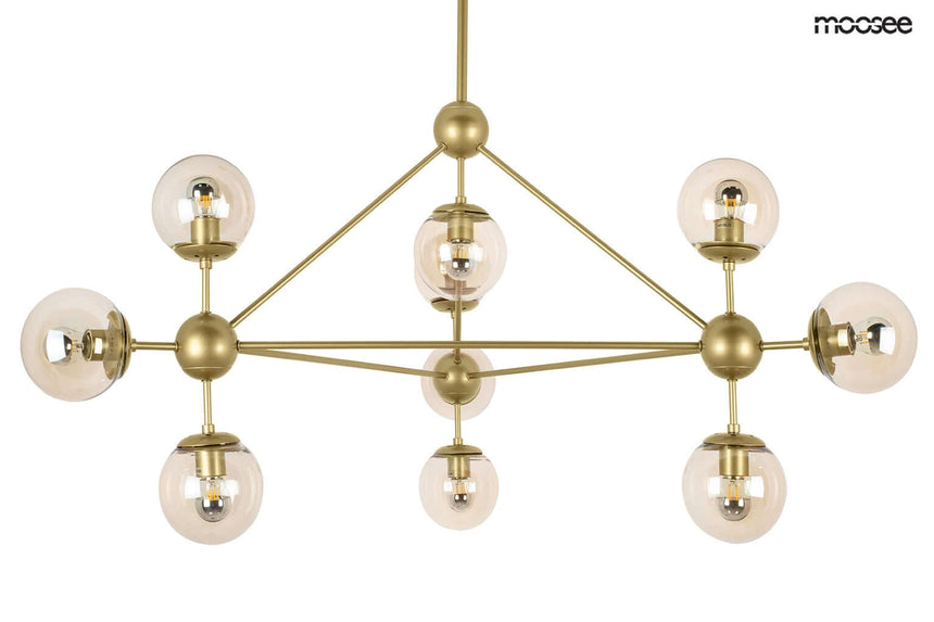 lampă suspendată Astrifero 10 gold / amberMobCenter