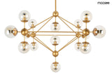 lampă suspendată Astrifero 15 gold / amberMobCenter