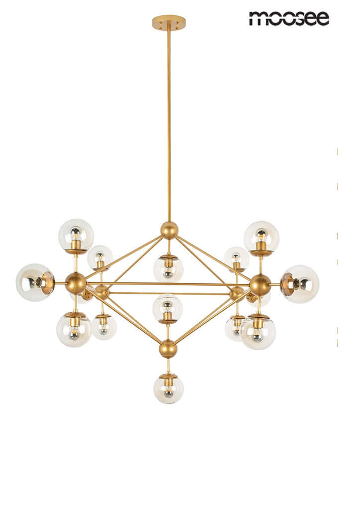 lampă suspendată Astrifero 15 gold / amberMobCenter