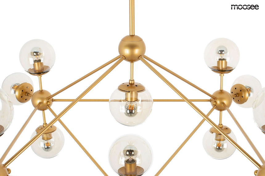 lampă suspendată Astrifero 15 gold / amberMobCenter