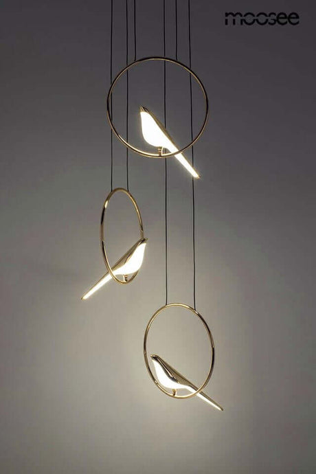 lampă suspendată Bird Disc aurMobCenter