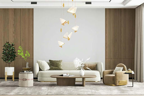 lampă suspendată Butterfly Disc 5 aurMobCenter