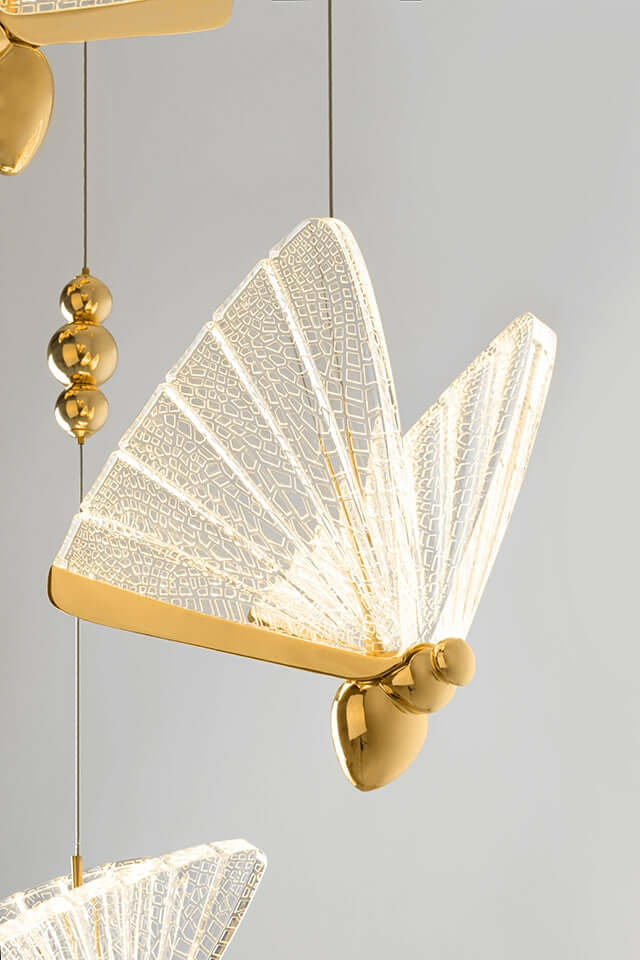 lampă suspendată Butterfly Disc 5 aurMobCenter