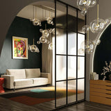 lampă suspendată Capri Disc 3 gold - 180 Led, aluminiu, sticlăMobCenter
