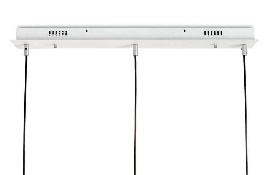 lampă suspendată Capri Line 3 gold - 180 Led, aluminiu, sticlăMobCenter