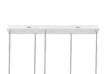 lampă suspendată Capri Line 5 gold - 300 Led, aluminiu, sticlăMobCenter