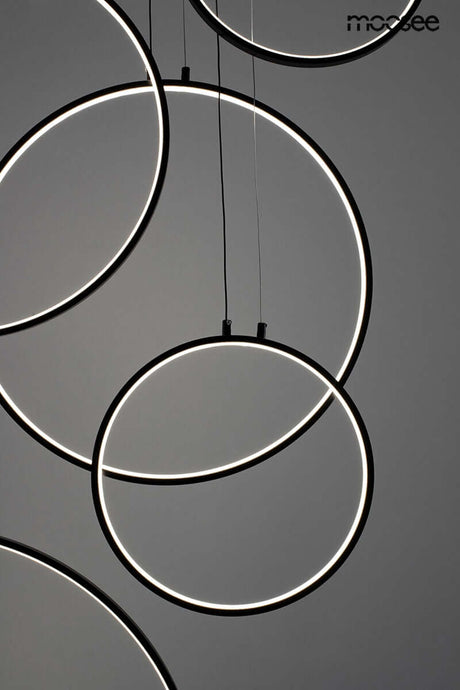 lampă suspendată Circulo Six negruMobCenter