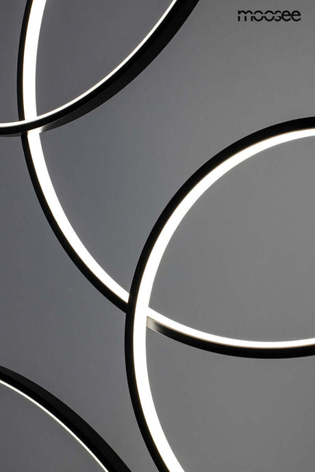 lampă suspendată Circulo Six negruMobCenter