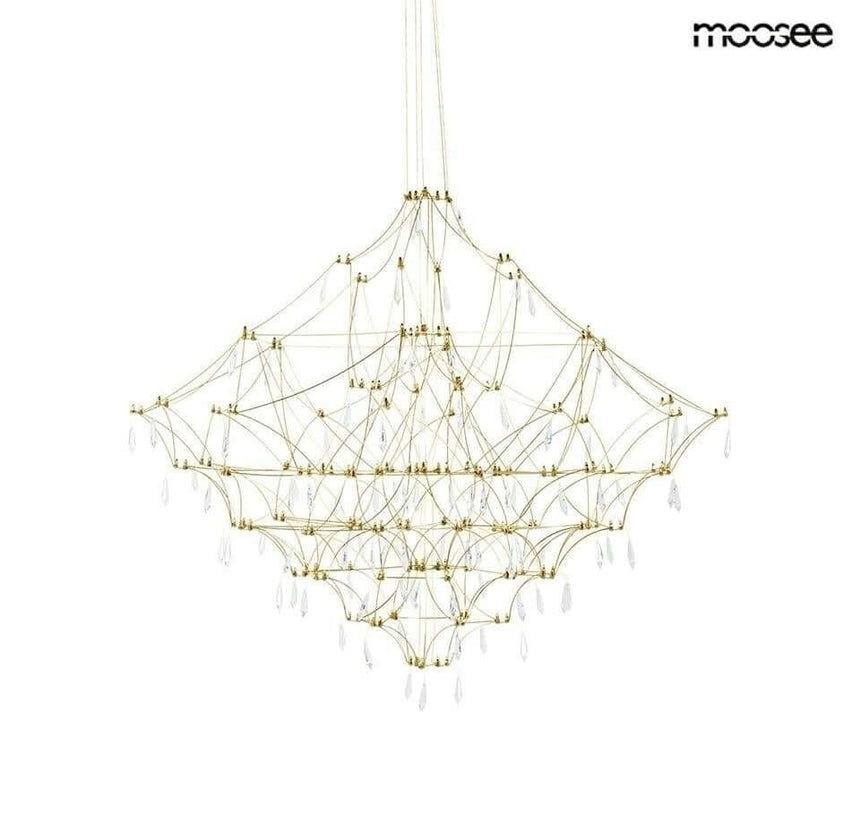lampă suspendată Constellation 77 Gold - Led, oțel periatMobCenter