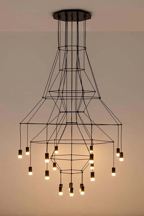 lampă suspendată Flusso 20 negruMobCenter