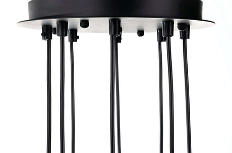 lampă suspendată Flusso 8 negruMobCenter