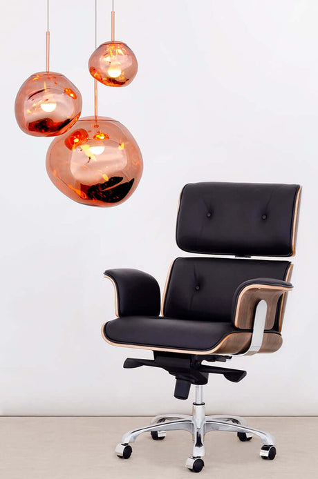 lampă suspendată Fusion 40 cupru - acrilicMobCenter