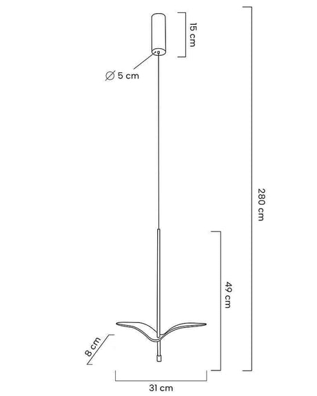 lampă suspendată Gavi O lampă din aurMobCenter