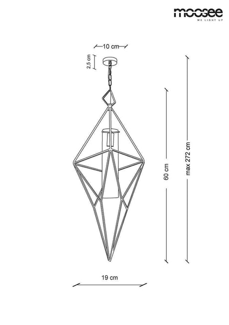 lampă suspendată Havana M - aurMobCenter
