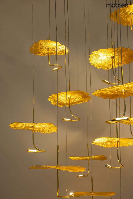 lampă suspendată Leafs Disc aurMobCenter